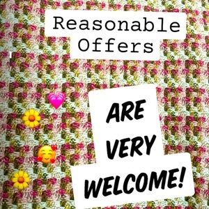 Reasonable offers are very welcome!